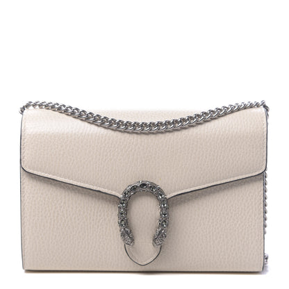 Gucci Dollar Calfskin Mini Dionysus Chain Wallet Mystic White 1 of 11