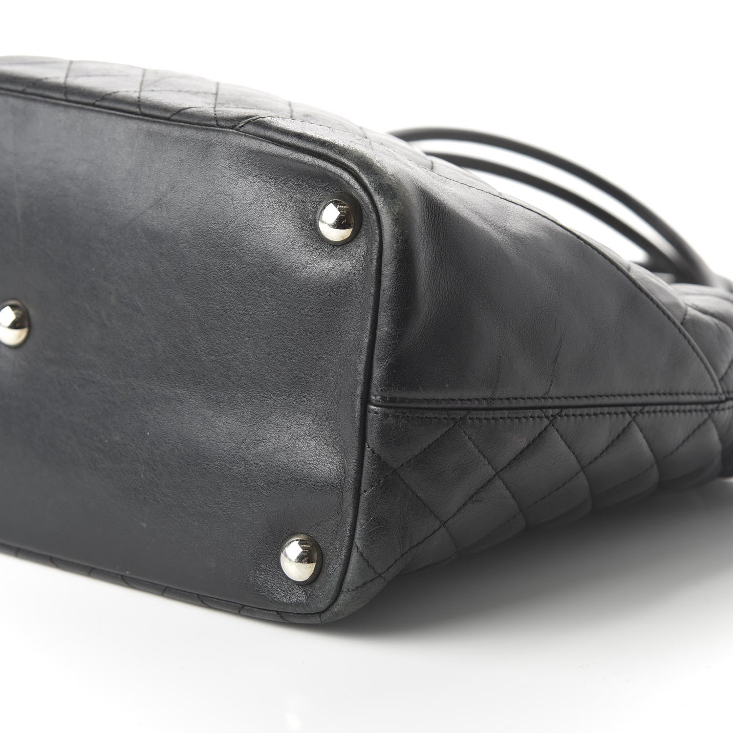 Chanel Calfskin Quilted Large Cambon Tote Black 12 of 13