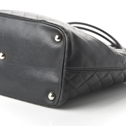 Chanel Calfskin Quilted Large Cambon Tote Black 12 of 13