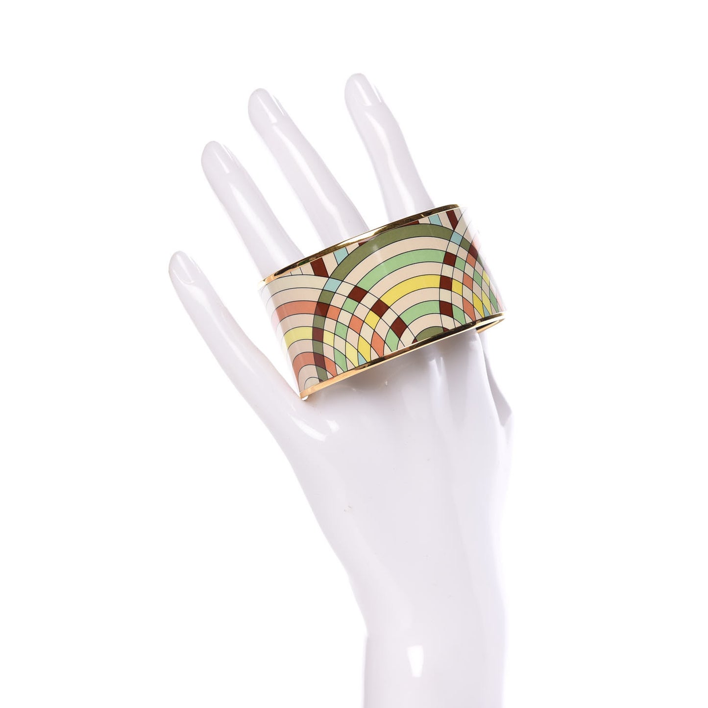 Enamel Printed Extra Wide Bracelet 65
