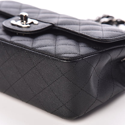 Chanel Caviar Quilted Mini Rectangular Flap Black 9 of 11