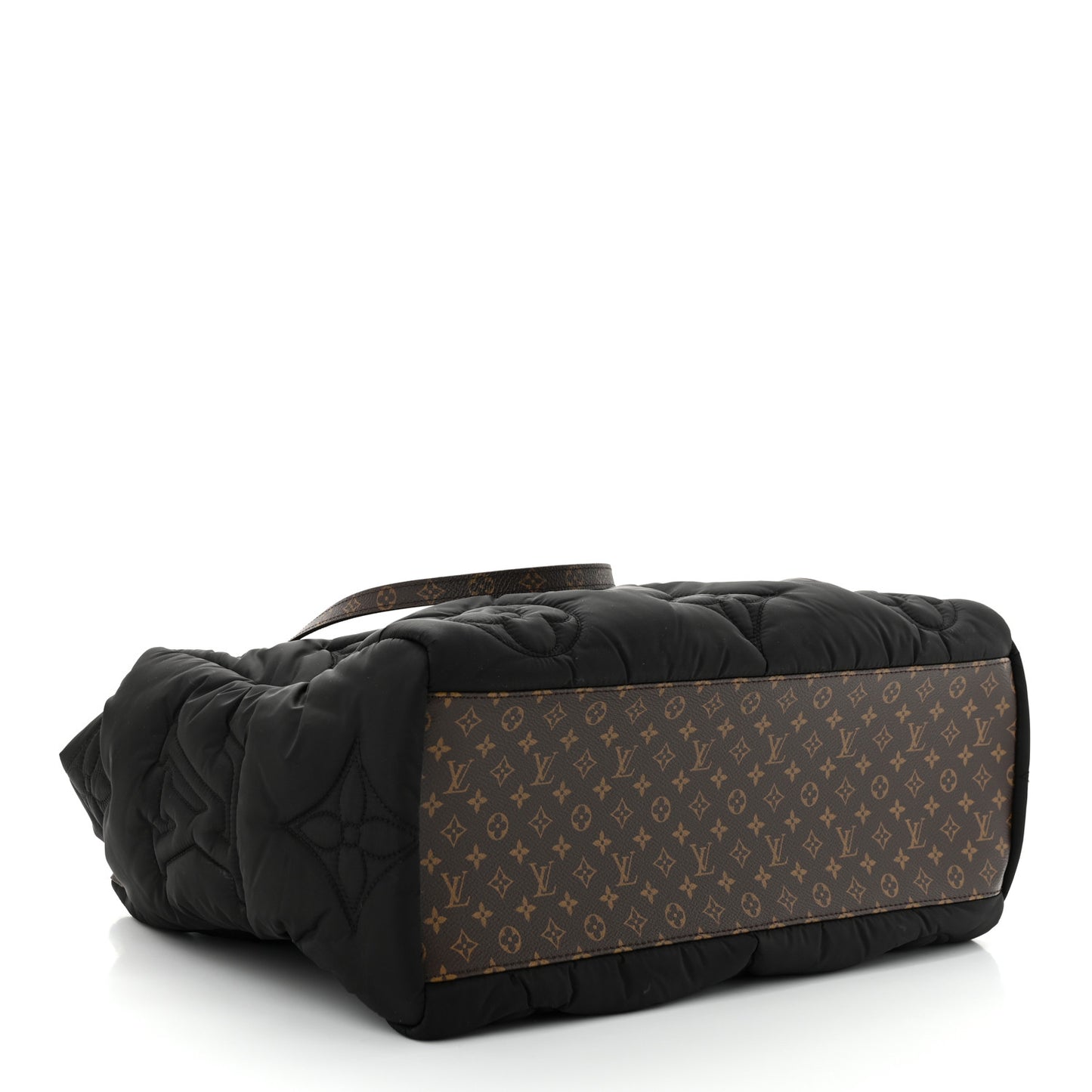 Econyl Monogram Pillow Giant Onthego GM Black