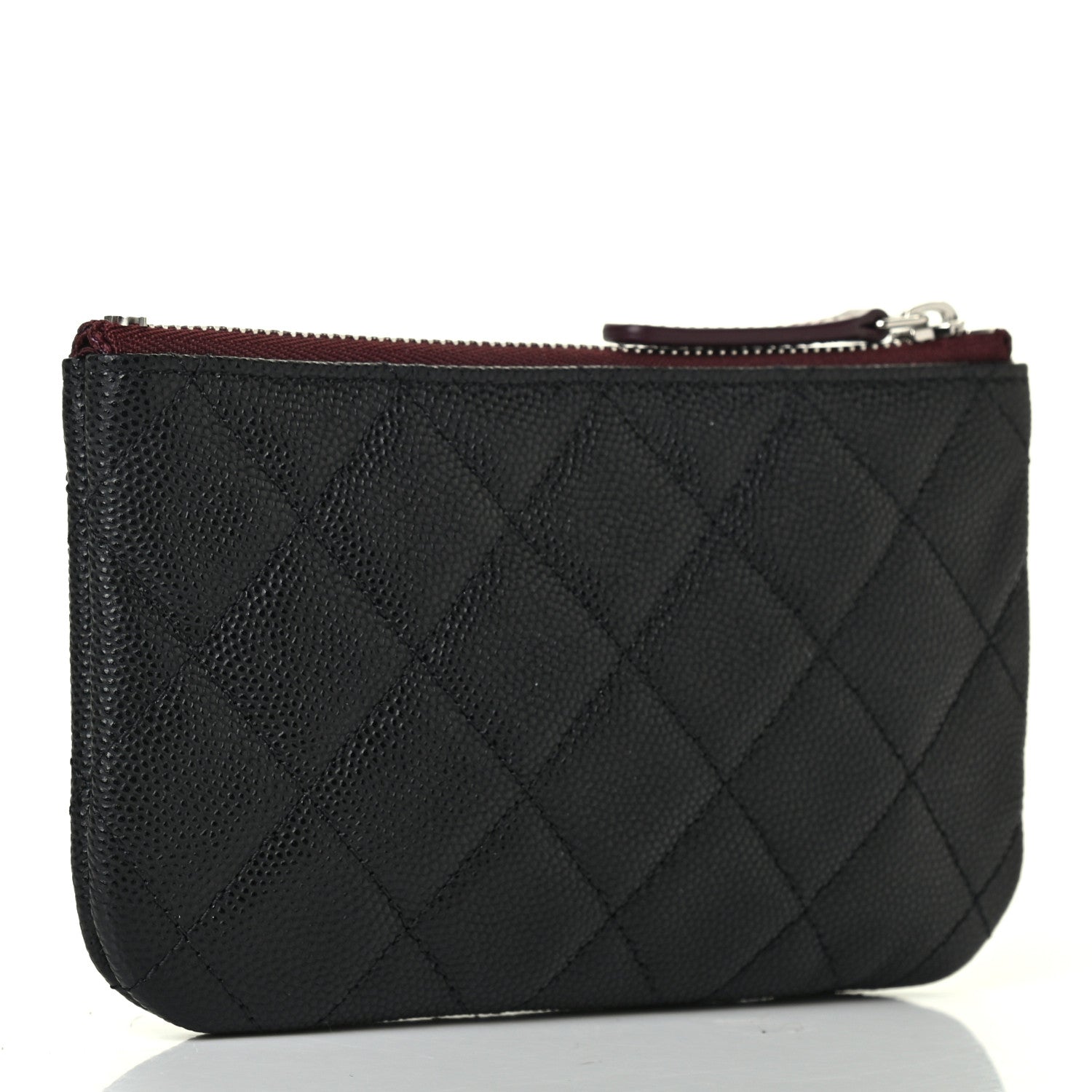 Chanel Caviar Quilted Small Cosmetic Case Black 2 of 4