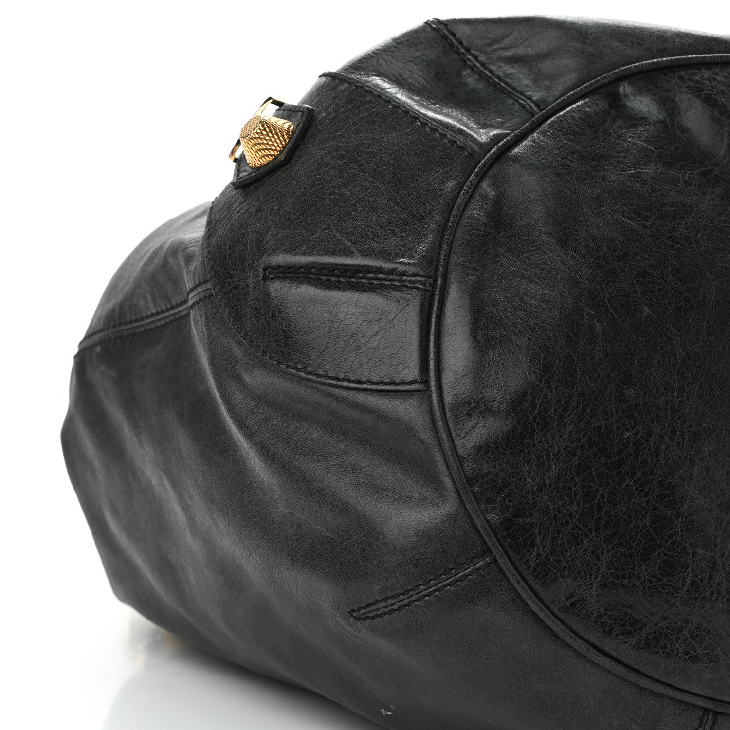 Balenciaga Agneau Giant 21 Gold Hardware Pompon Black 9 of 15