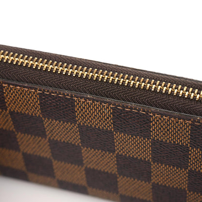 Louis Vuitton Damier Ebene Clemence Wallet Cherry 7 of 9