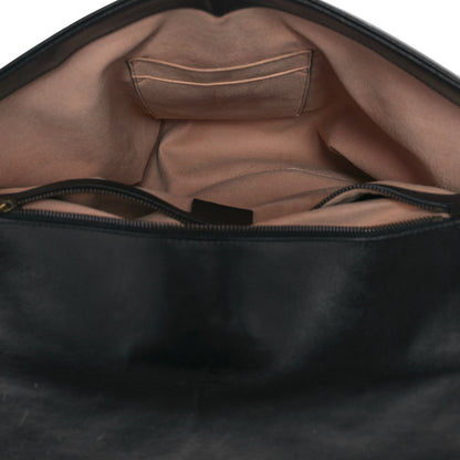Gucci Calfskin Matelasse Large GG Marmont Shoulder Bag Black 5 of 9