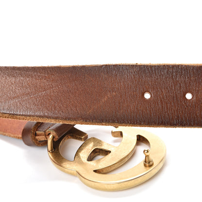 Gucci Faded Calfskin Double G 40mm Belt 90 36 Cuir 7 of 9