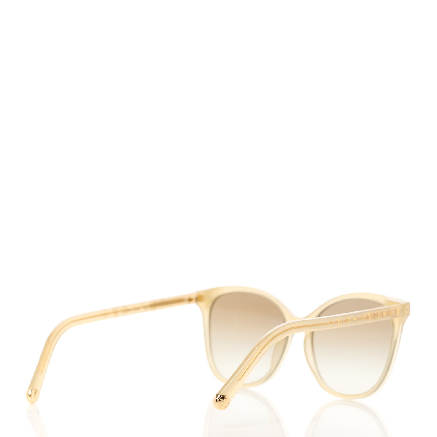 Louis Vuitton Acetate My Monogram Light Cat Eye Sunglasses Z1660W Beige 4 of 8