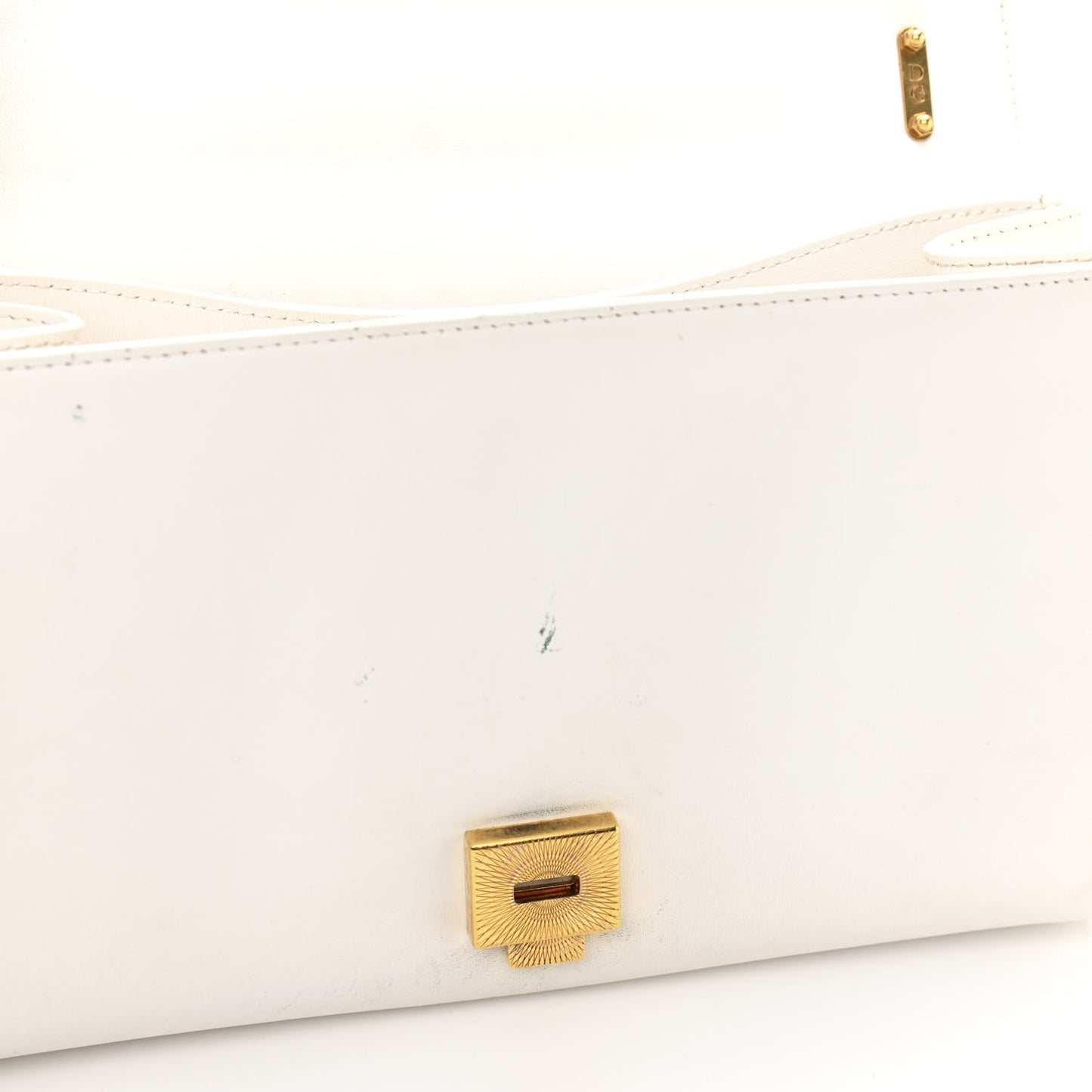 Calfskin Large Devotion Bag White