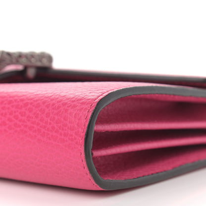 Gucci Dollar Calfskin Crystal Mini Dionysus Chain Wallet Box Pink 10 of 10
