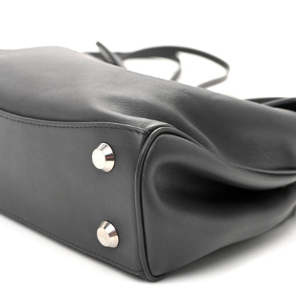 Balenciaga Natural Smooth Calfskin Mini Rodeo Top Handle Handbag Grey 9 of 9