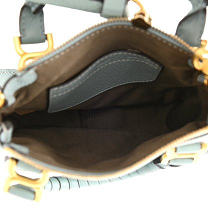 Chloe Calfskin Mini Marcie Satchel Mint Blue 5 of 8
