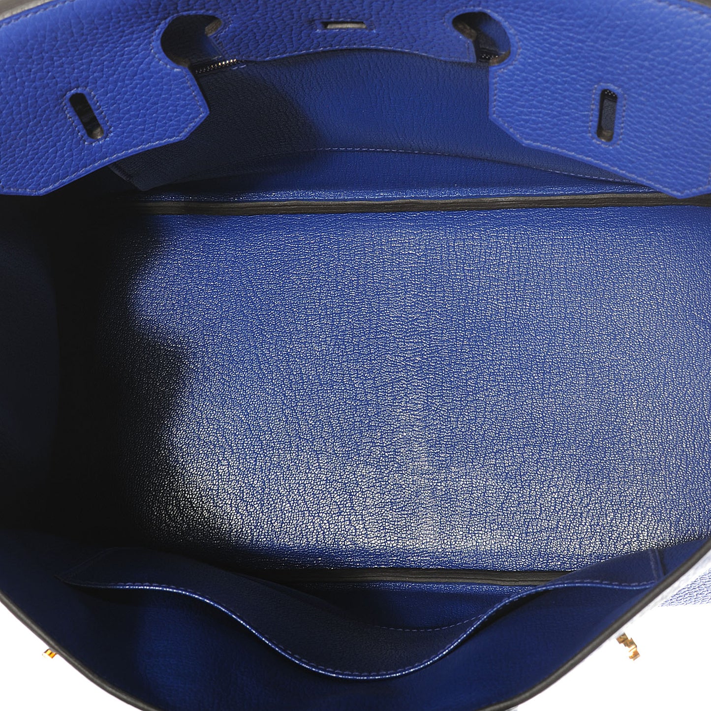Togo Birkin 35 Bleu Electrique