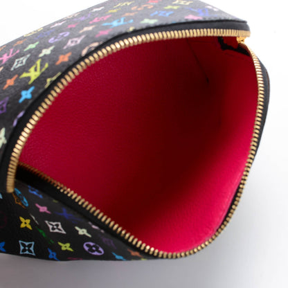Louis Vuitton Monogram Multicolor Cosmetic Pouch Black Grenade 5 of 7