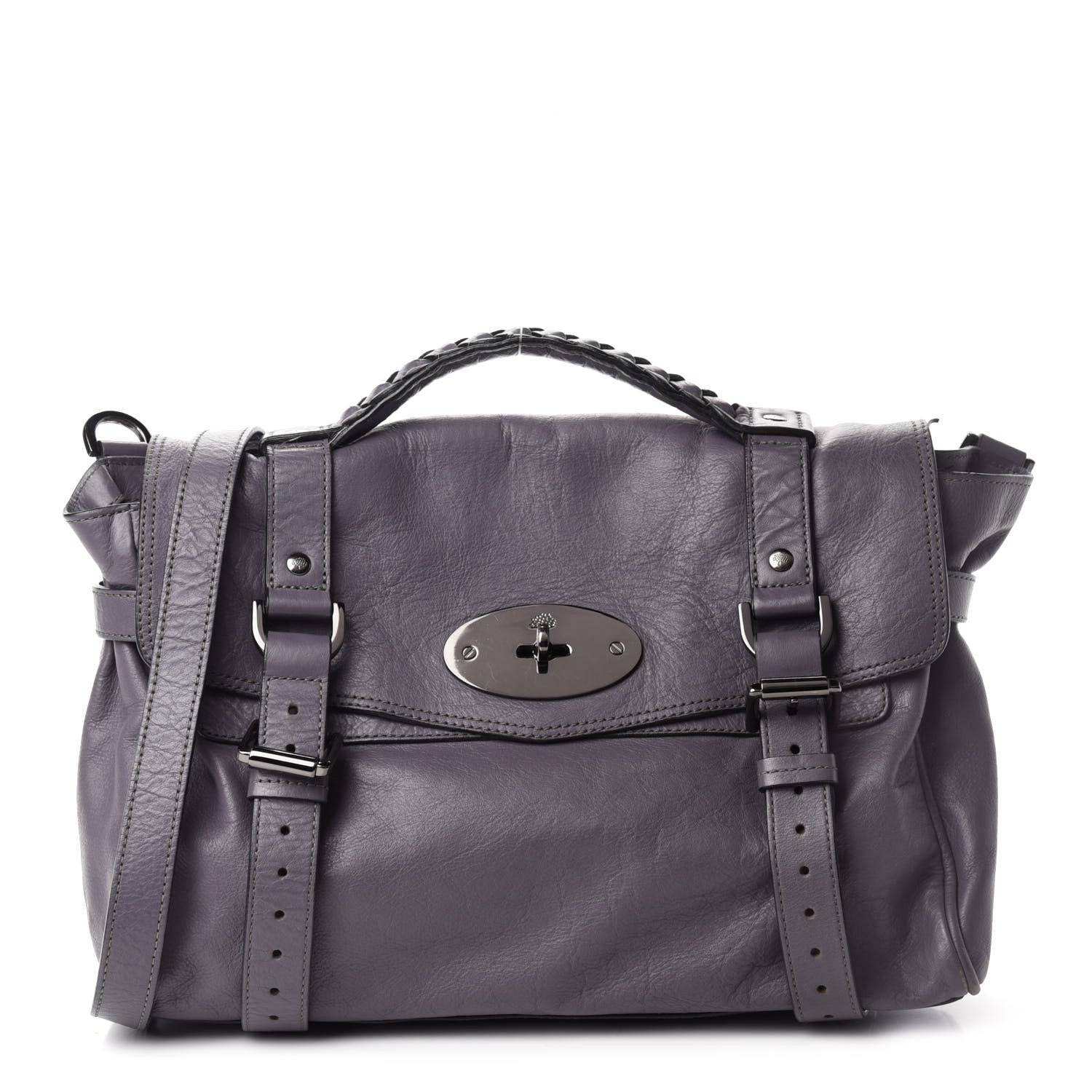 Mulberry Soft Buffalo Medium Alexa Foggy Grey 1 of 14
