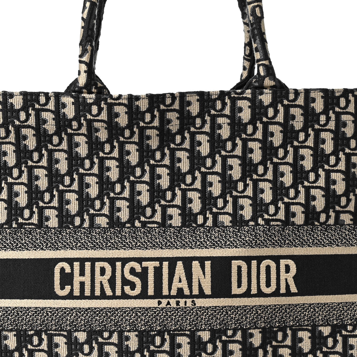 Christian Dior Oblique Large Book Tote Blue Multicolor 1971541