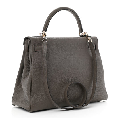 Hermes Togo Kelly Retourne 32 Etain 3 of 13