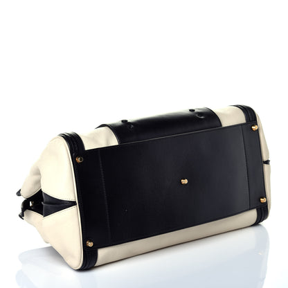Chloe Sheepskin Calfskin Large Alice Satchel Husky White 5 of 10