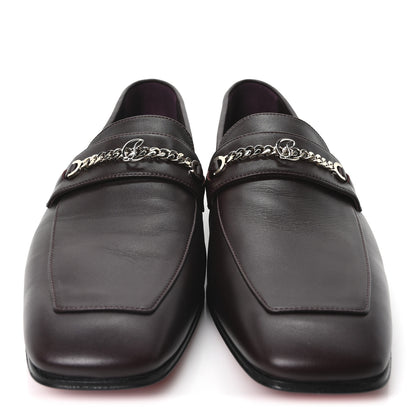 Christian Louboutin Calf Glove MJ Mock Womens Flat 39 Merlot 3 of 8