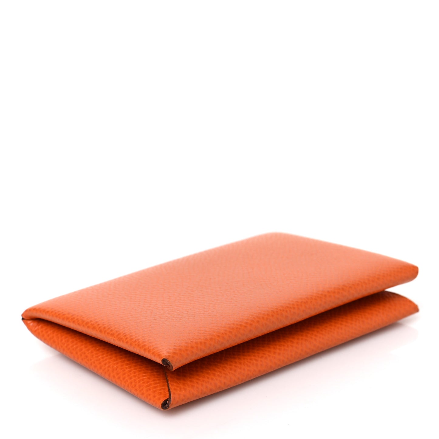 Epsom Calvi Card Case Orange