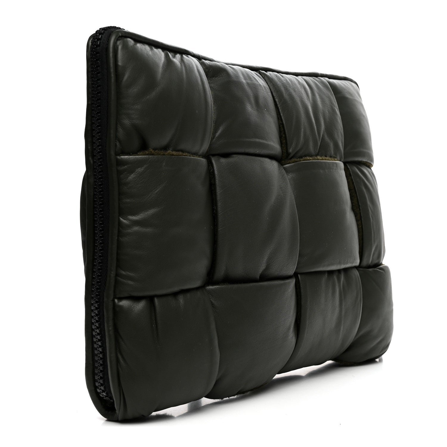Bottega Veneta Calfskin Maxi Intrecciato Puffy Laptop Pouch Camping 3 of 6