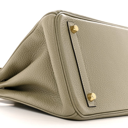 Hermes Taurillon Clemence Birkin 30 Sauge 9 of 12