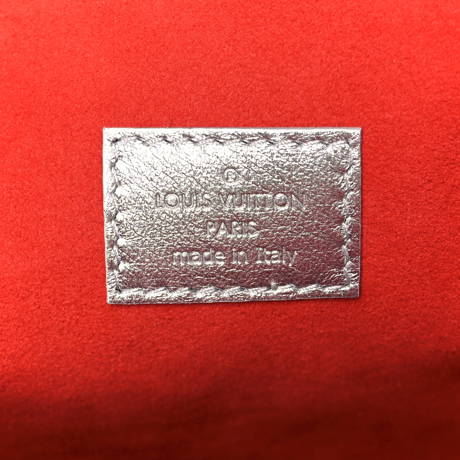 Louis Vuitton Metallic Lambskin Embossed Monogram Coussin PM  Silver 8 of 11