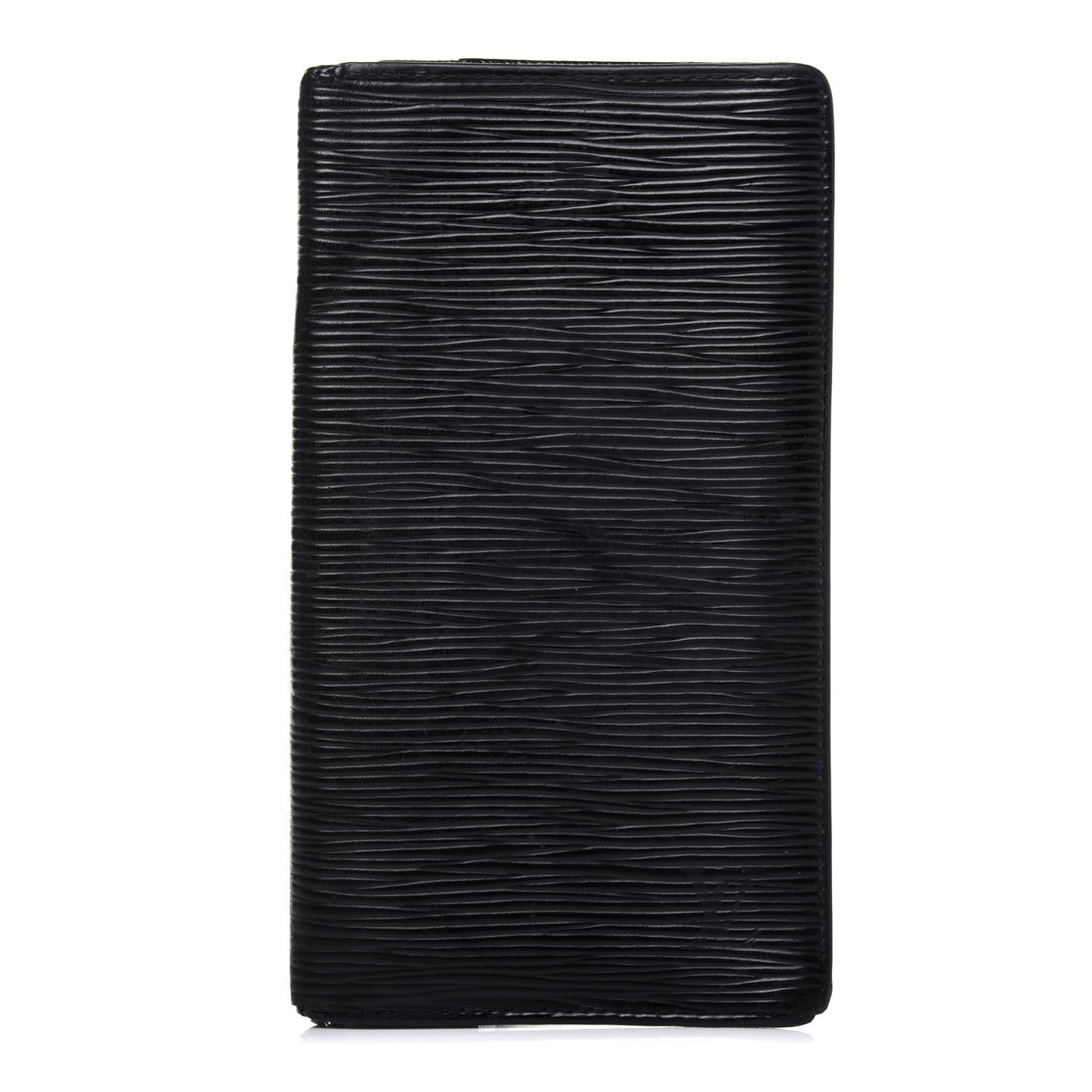 Epi Porte Valeurs Checkbook Wallet Black