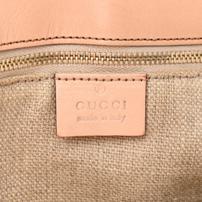 Gucci Canvas Floral Flora Bamboo Handle Bag 6 of 15