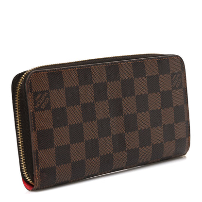 Louis Vuitton Damier Ebene 2016 Christmas Animation Zippy Wallet Rouge 3 of 9