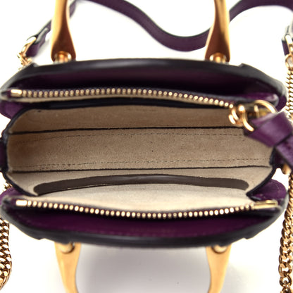 Chloe Goatskin Suede Mini Pixie Bag Nightfall Purple 5 of 10
