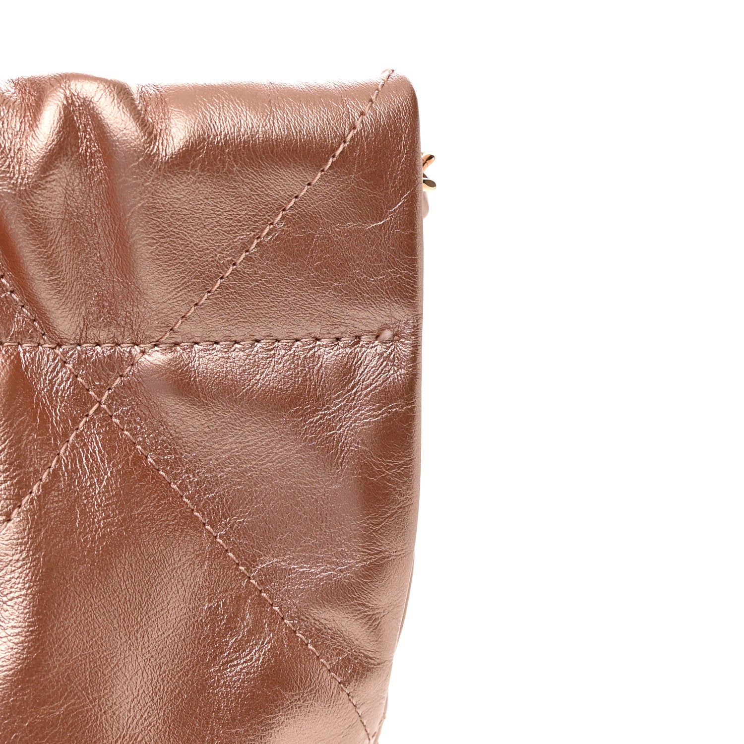 Chanel Metallic Calfskin Quilted Chanel 22 Pink 14 of 14