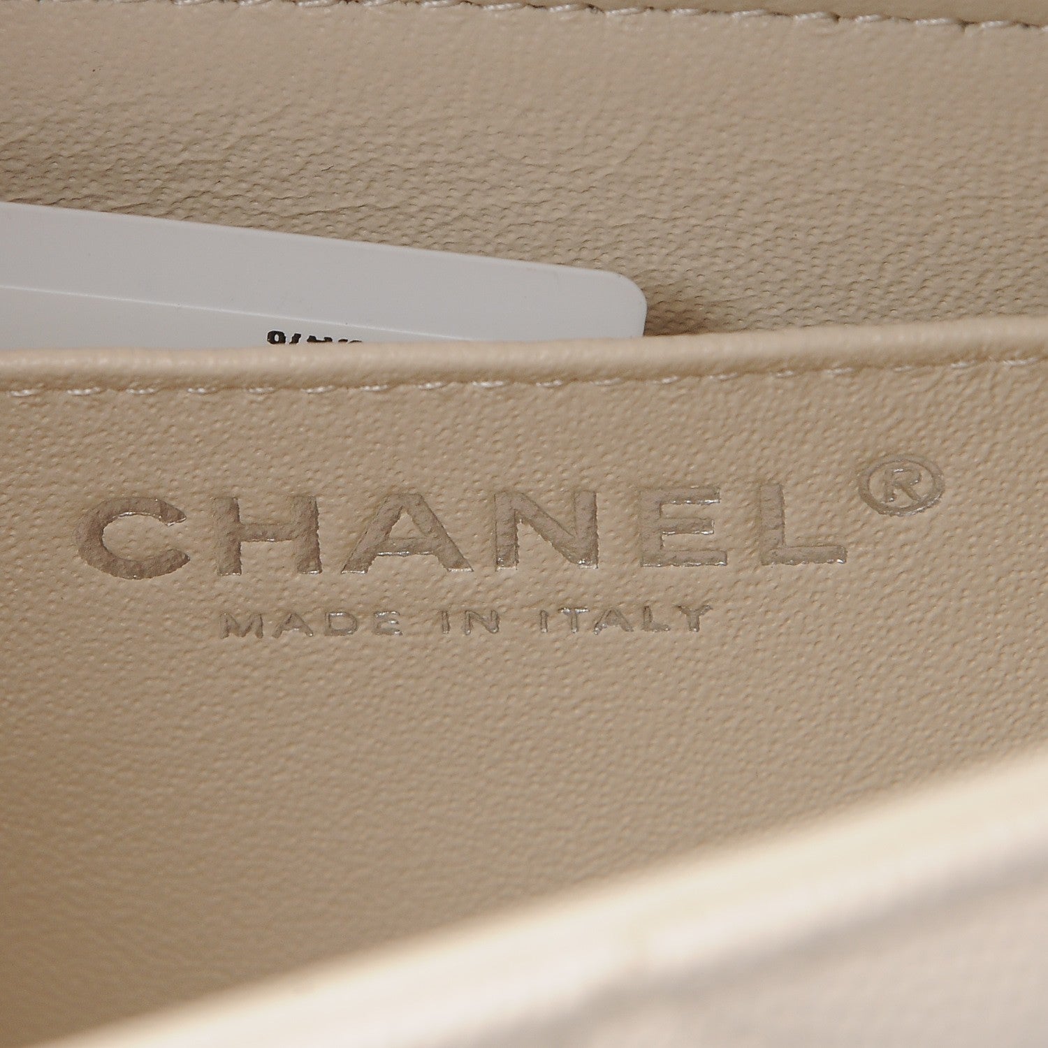Chanel Caviar Quilted Mini Rectangular Flap Beige Clair 6 of 8