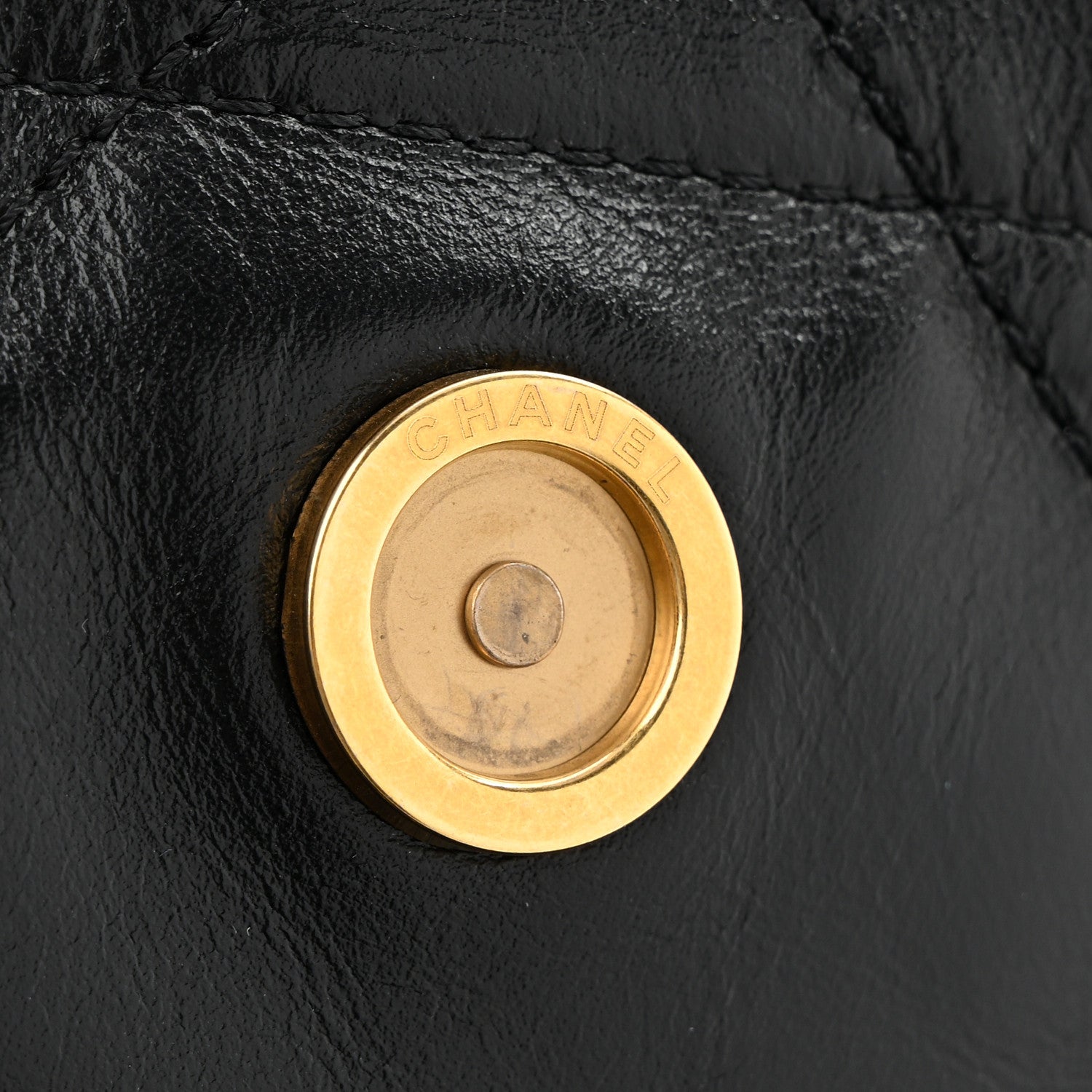 Chanel Shiny Calfskin Quilted Small Chanel 22 Black 13 of 13