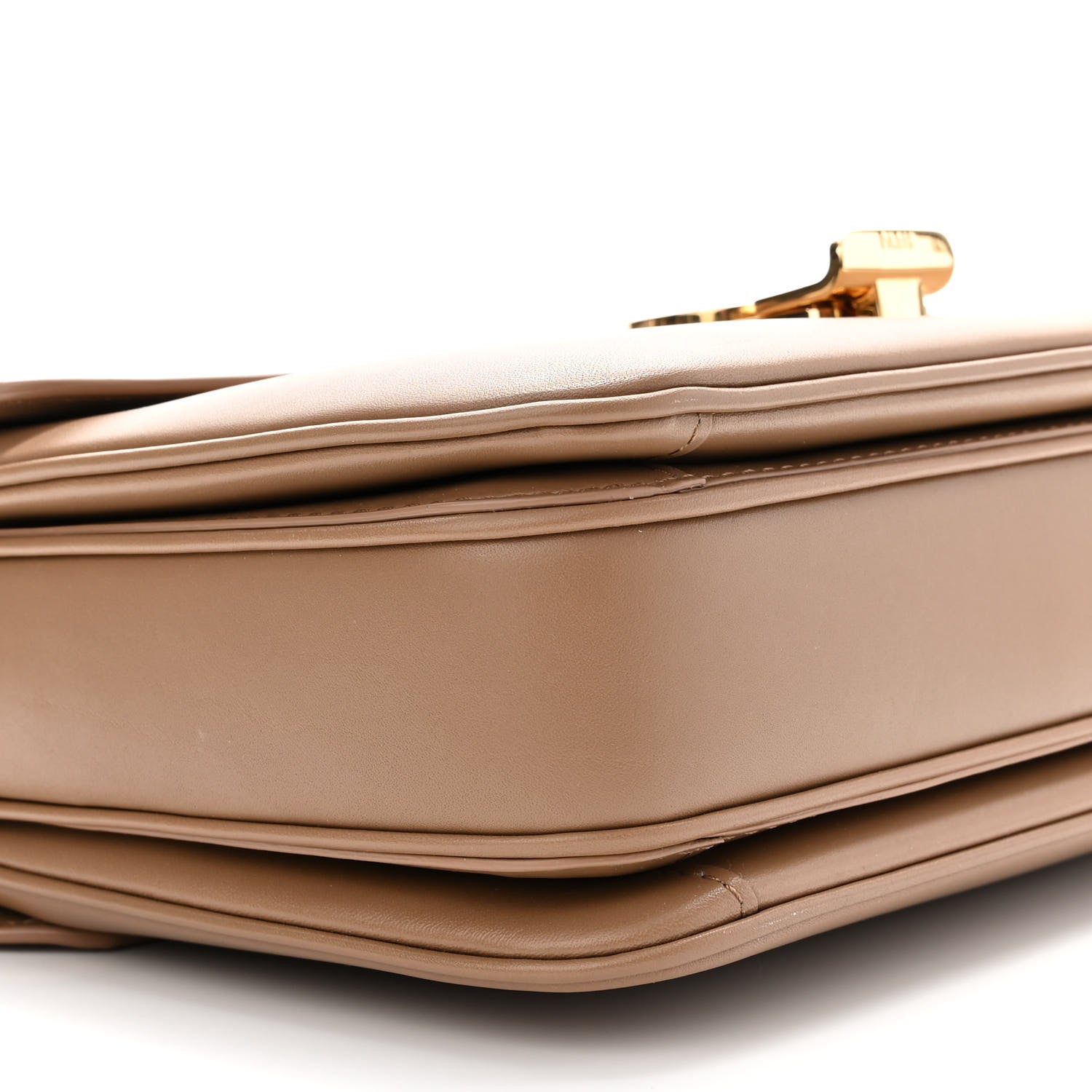 Celine Shiny Calfskin Medium C Bag Camel 9 of 10