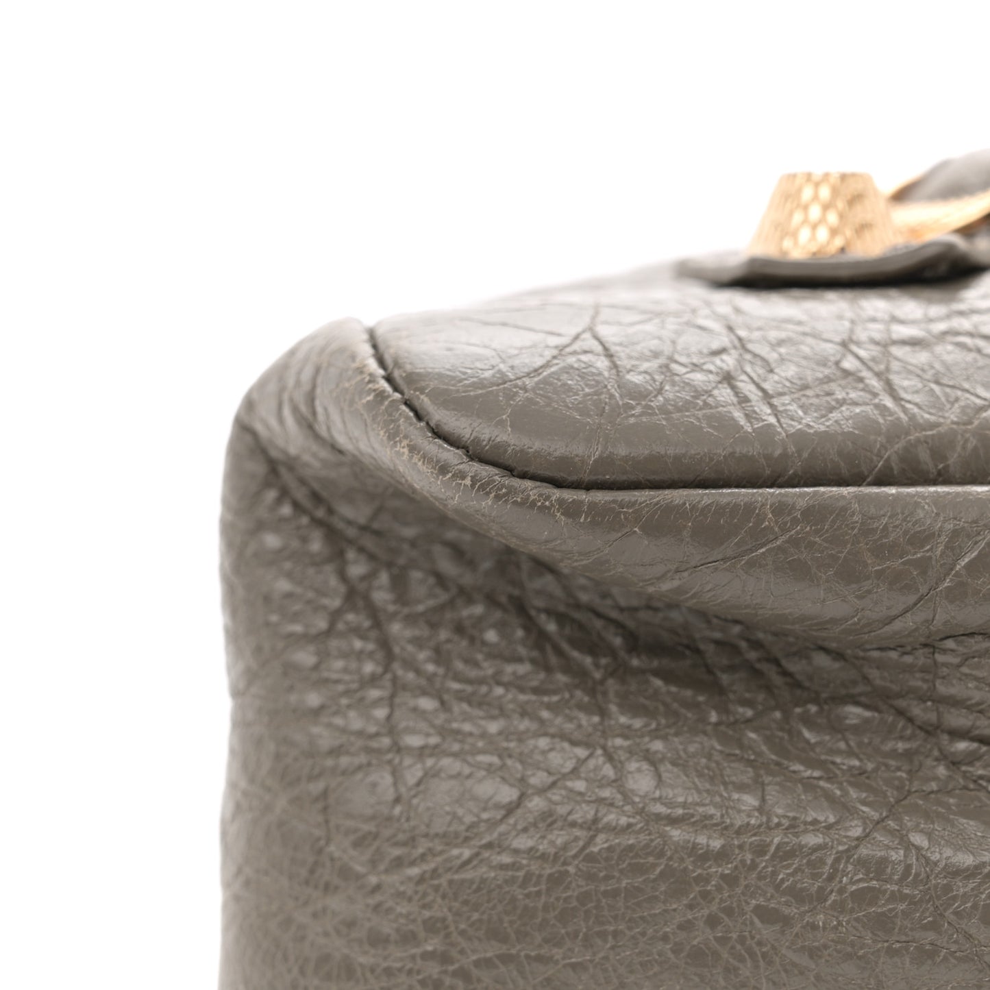Agneau Giant 12 Gold Hardware Town Beige Liege