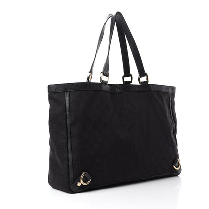 Gucci Monogram Large Abbey Tote Black 3 of 10