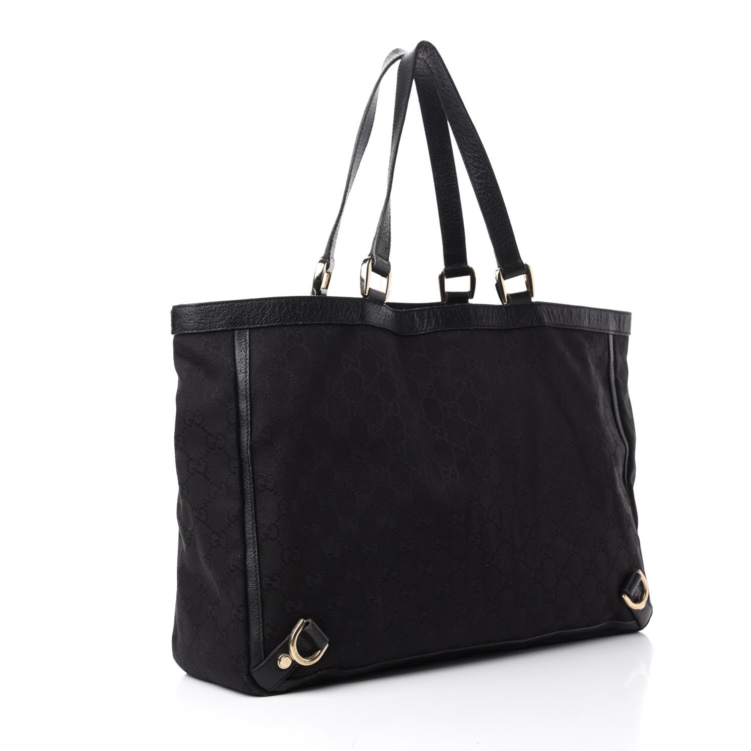Gucci Monogram Large Abbey Tote Black 3 of 10