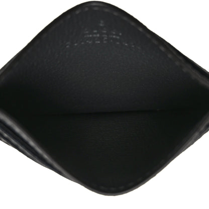 Gucci GG Supreme Monogram Textured Dollar Calfskin New Basket Card Holder Black Grey 5 of 7
