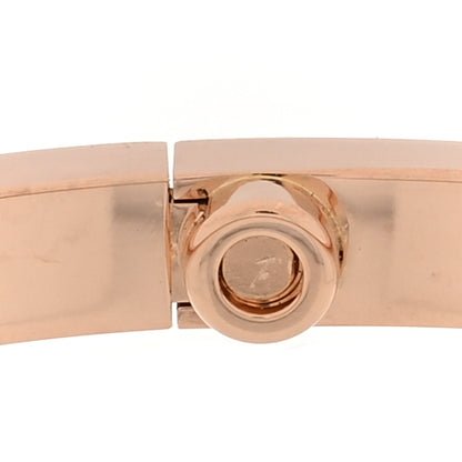 Cartier 18K Pink Gold 6 Diamond Small LOVE Bracelet 17 5 of 7