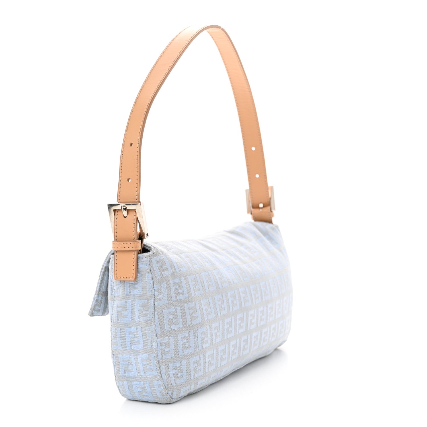 Fendi Zucchino Baguette Celeste Natural 3 of 11