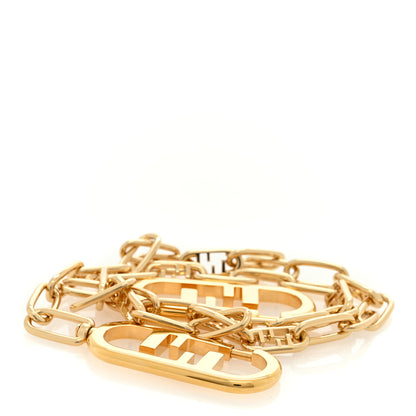 Fendi Metal O'Lock Strap You Gold 1 of 3