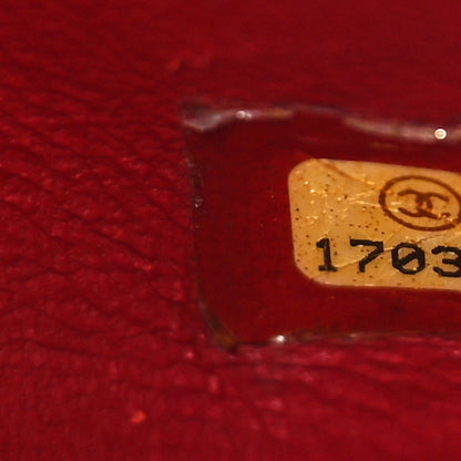 Chanel Caviar Quilted Mini Rectangular Flap Red 7 of 14