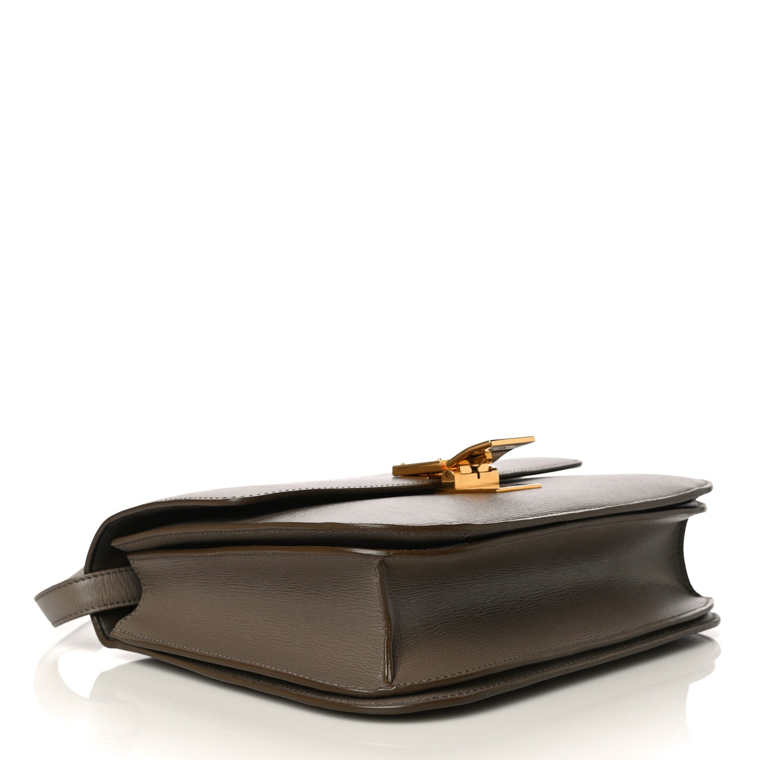 Celine Liege Calfskin Medium Classic Box Flap Bag Souris 3 of 9
