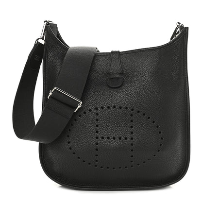 Hermes Taurillon Clemence Evelyne III PM Plomb 1 of 10