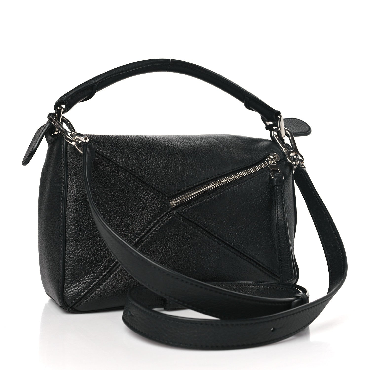 Loewe Calfskin Small Puzzle Bag Black 3 of 12