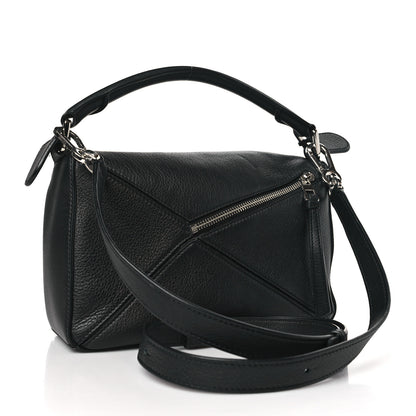 Loewe Calfskin Small Puzzle Bag Black 3 of 12