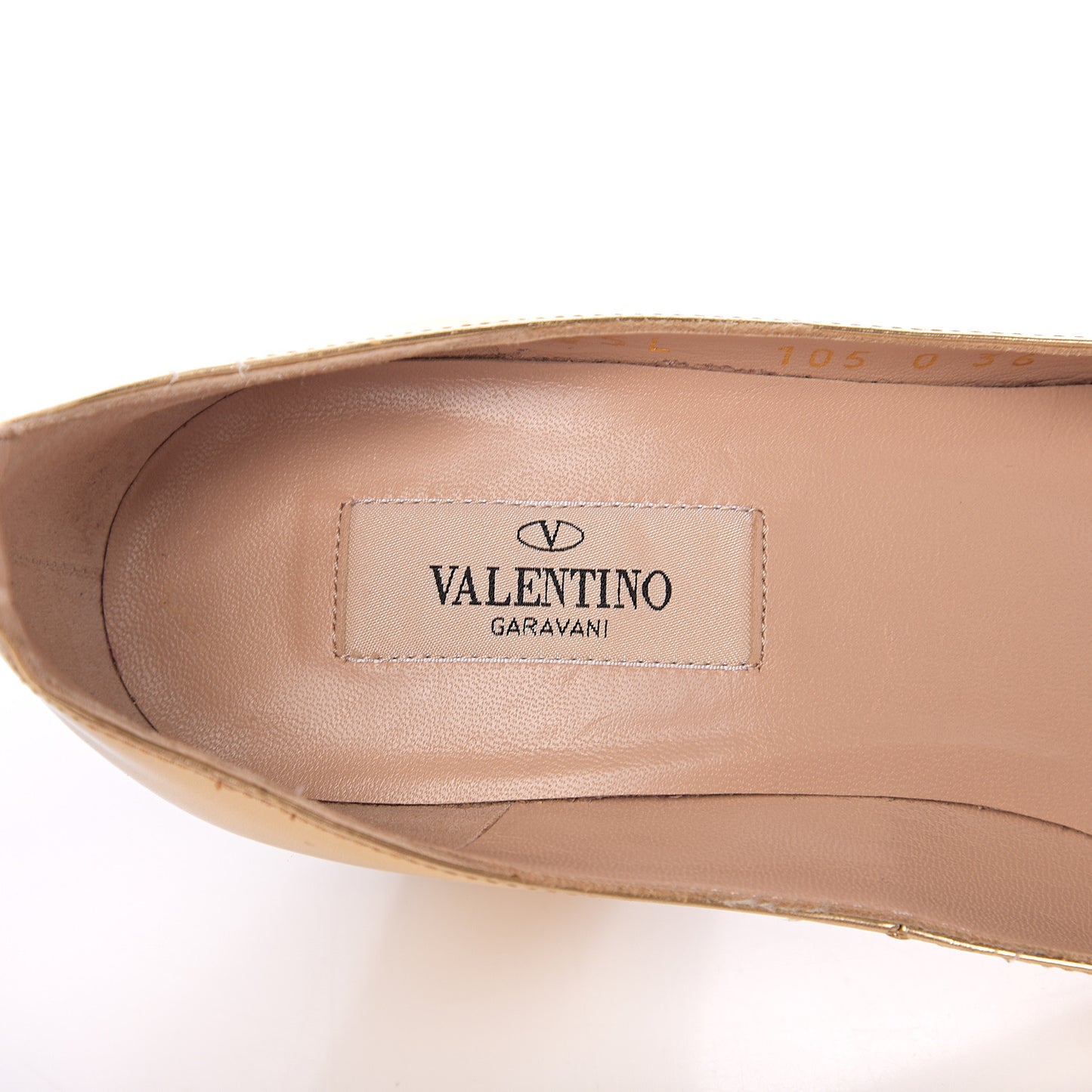 Patent Tan-Go Mary Jane 60mm Pumps 36 Gold