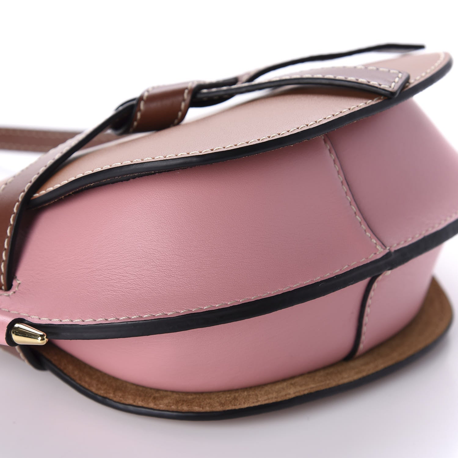 Loewe Calfskin Mini Gate Crossbody Bag Pastel Pink Tan 6 of 10