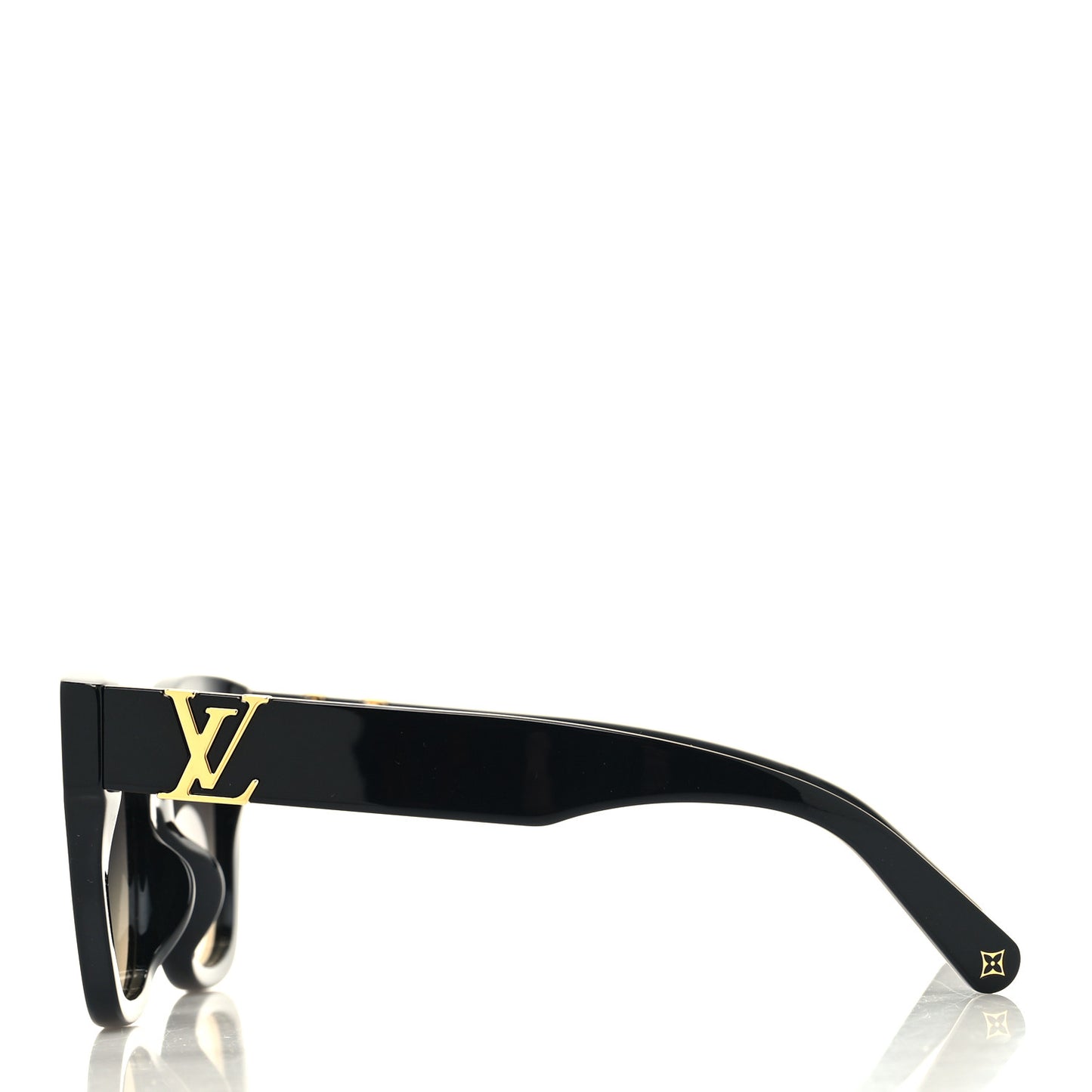 Acetate My Monogram Square Sunglasses Z1523W Black